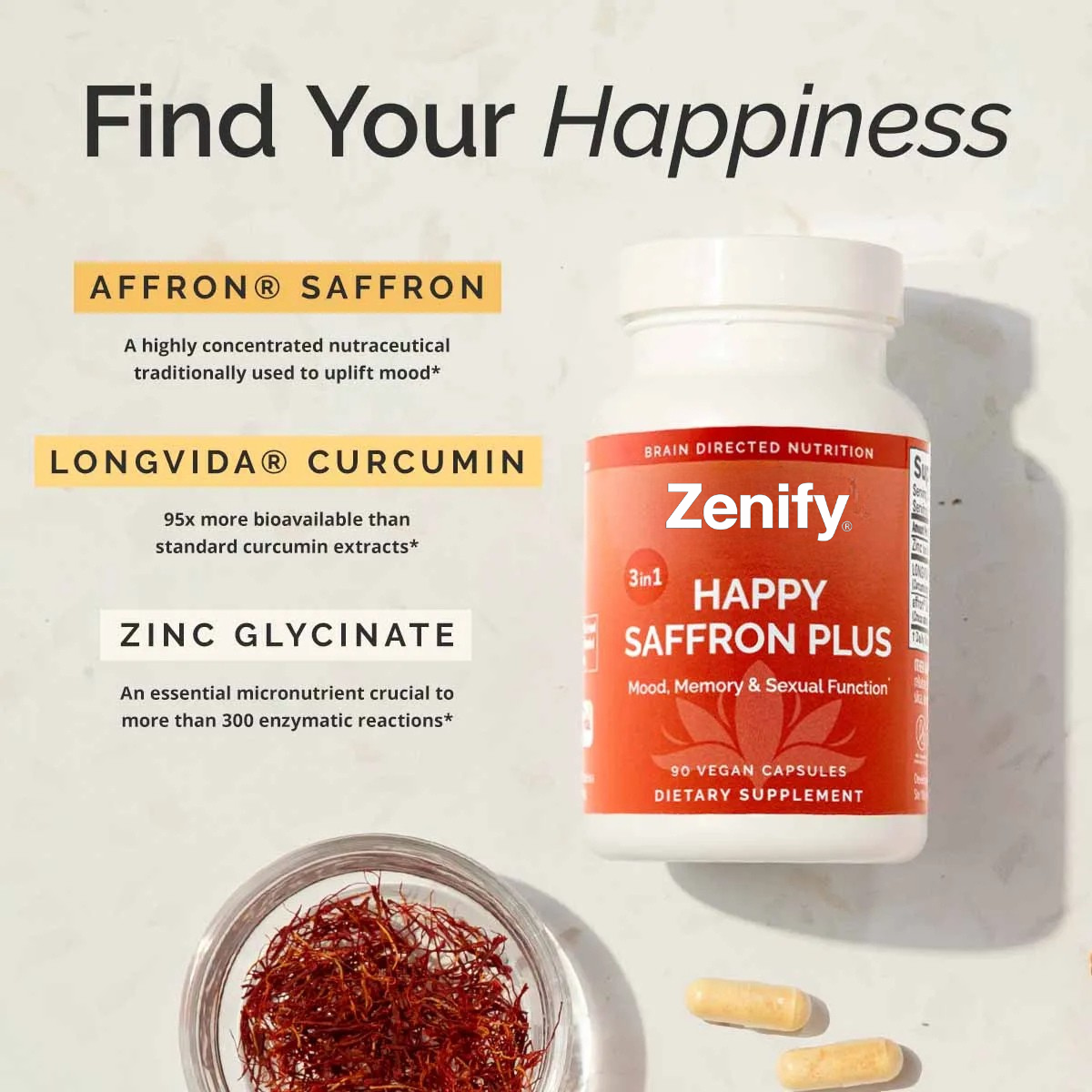 Zenify™ Happy Saffron+